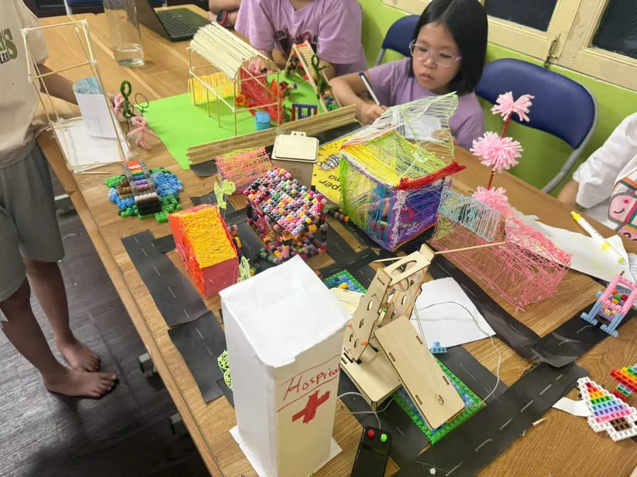Model city built by students during STEM class