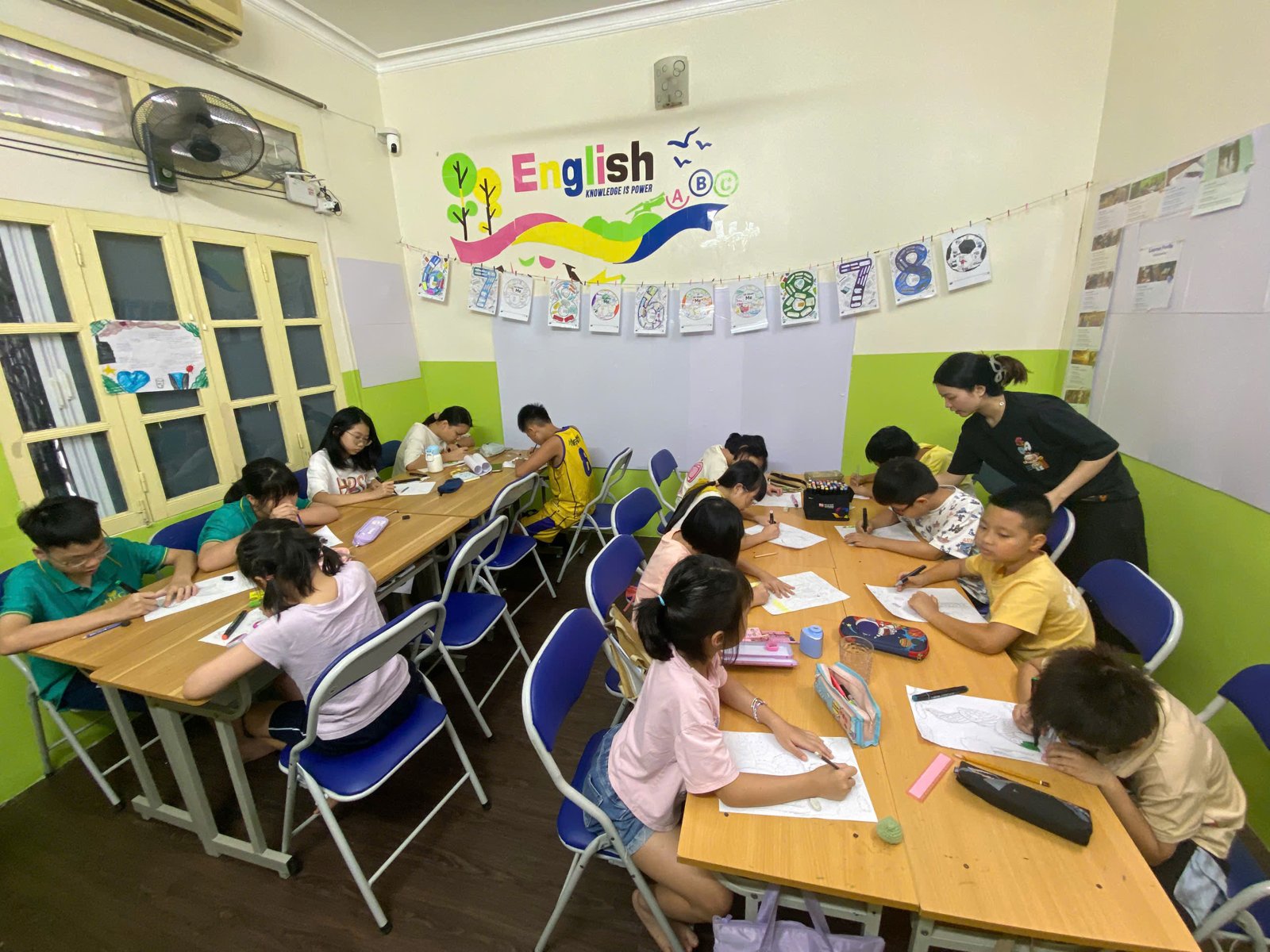 Small HEC class at work